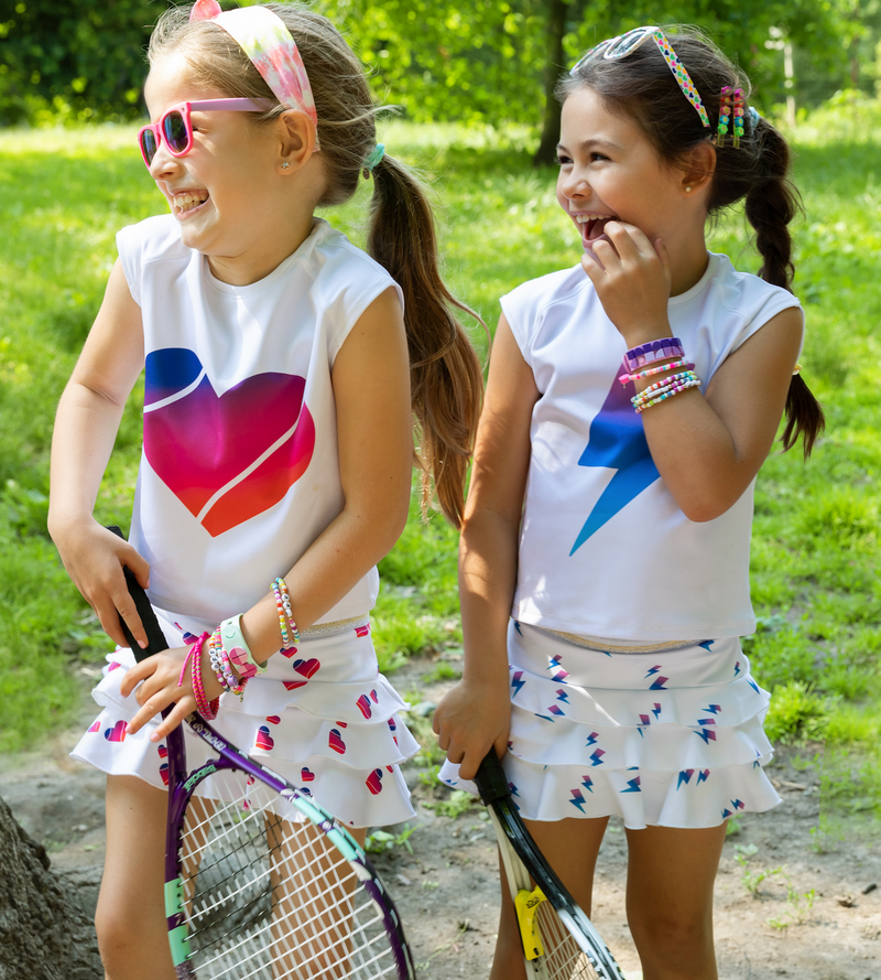 Girls tennis shirts sales